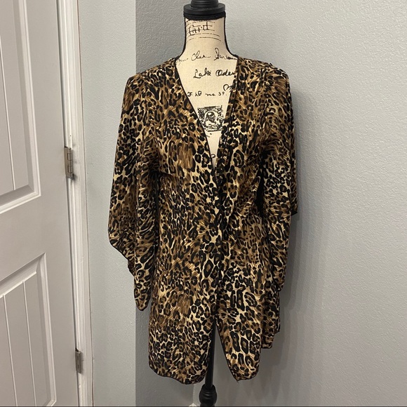 Body Central Tops - Animal print Kimono